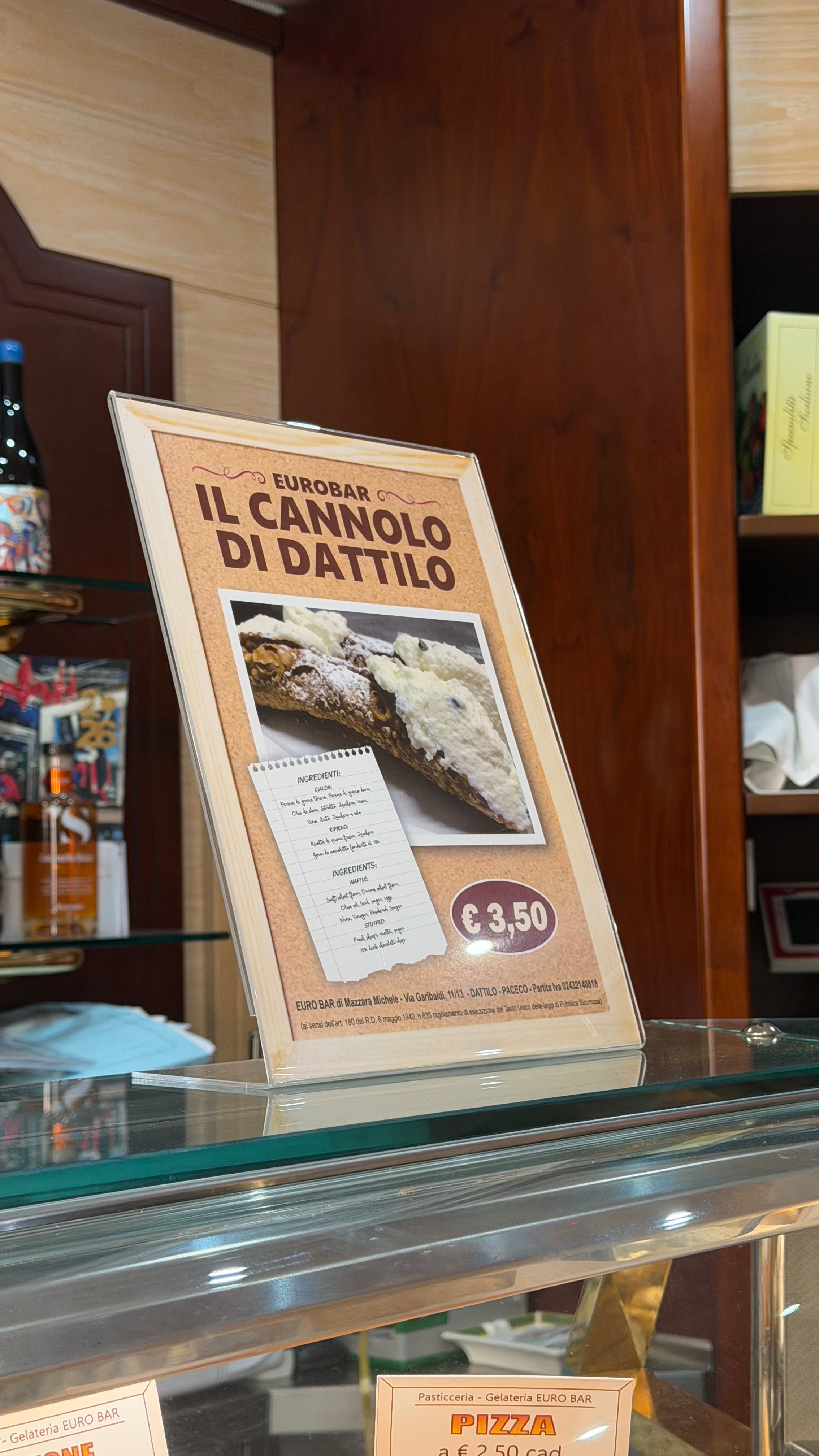 Euro Bar cannoli siciliani — foto 3